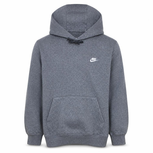 Nike Men's Grey Pullover Hoodie M Sports Fleece Sweatshirt