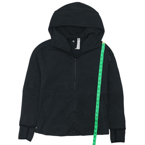 Adidas Men’s Black Full Zip Hoodie M Regular Fit Sportswear