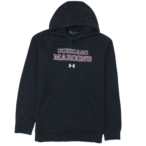 Under Armour Men's Black UChicago Maroons Pullover Hoodie Size S