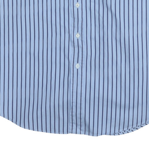 Ralph Lauren Men’s Blue Striped Button-Down Shirt L Slim Fit