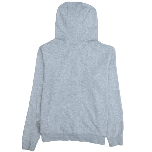 U.S. Polo Assn Women Grey Full Zip Hoodie M Cotton Blend Casual