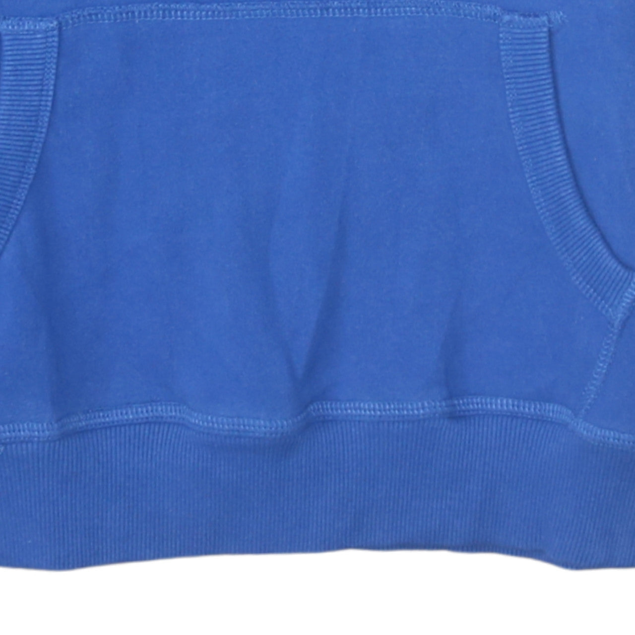 Superdry Womens Blue Pullover Hoodie UK 12 Classic Fit Cotton Vintage Style