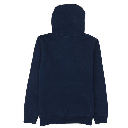 Adidas Teens Navy Blue Pullover Hoodie 164 Fleece Logo Sweatshirt