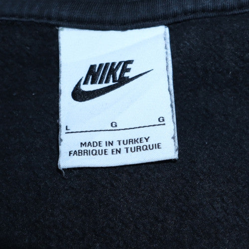 Nike Men's Black Full Zip Hoodie Size L Regular Fit