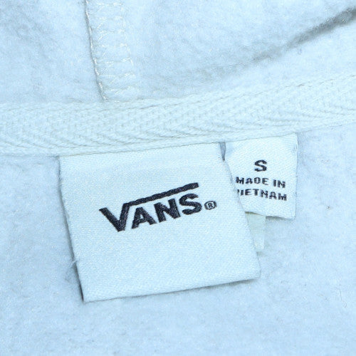 Vans Women's Grey Floral Logo Pullover Hoodie Size S