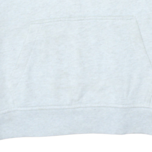 Vans Women's Grey Floral Logo Pullover Hoodie Size S