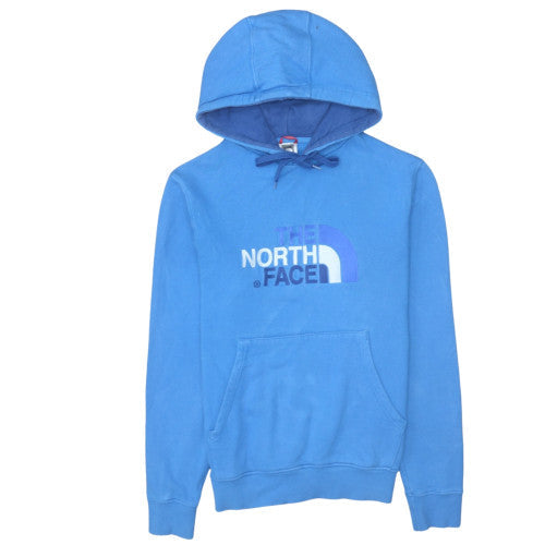 The North Face Men's Blue Pullover Hoodie Size S Fleece Cotton