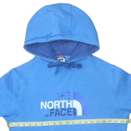 The North Face Men's Blue Pullover Hoodie Size S Fleece Cotton