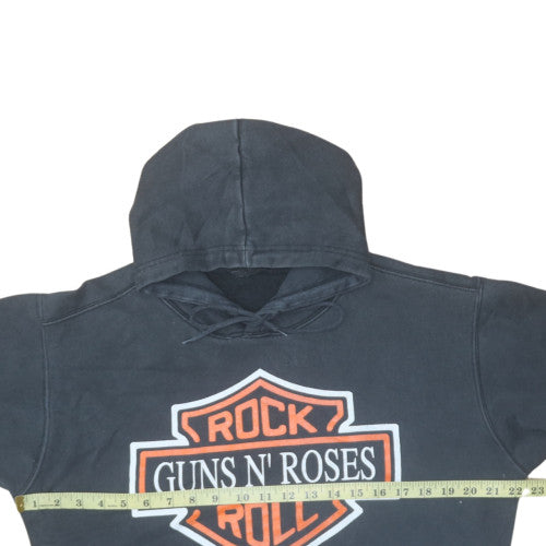 Rock @ Tees Mens Black Guns N’ Roses Pullover Hoodie M