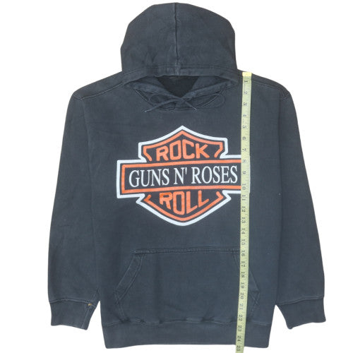 Rock @ Tees Mens Black Guns N’ Roses Pullover Hoodie M