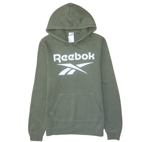 Reebok Men's Green Pullover Hoodie M Fleece Sportswear