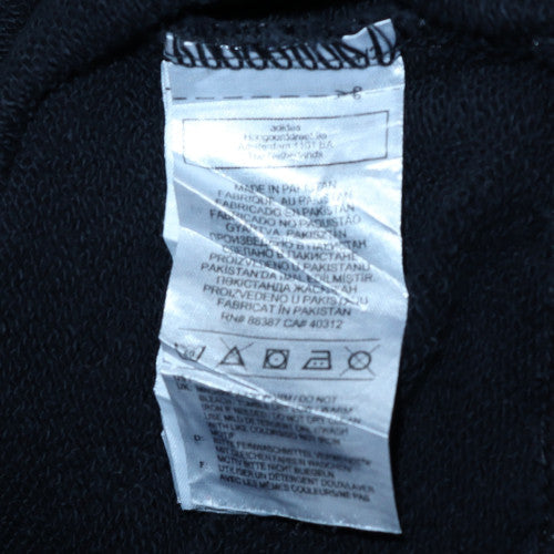 adidas Mens Black Crew Neck Sweatshirt Size S Pullover Fleece