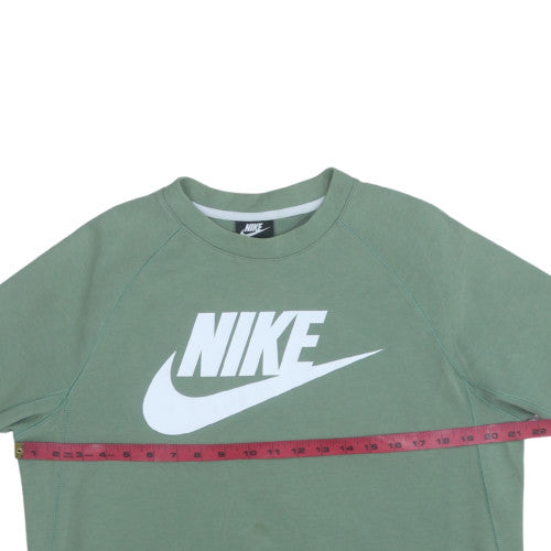 Nike Men's Green Crew Neck Pullover Sweatshirt M