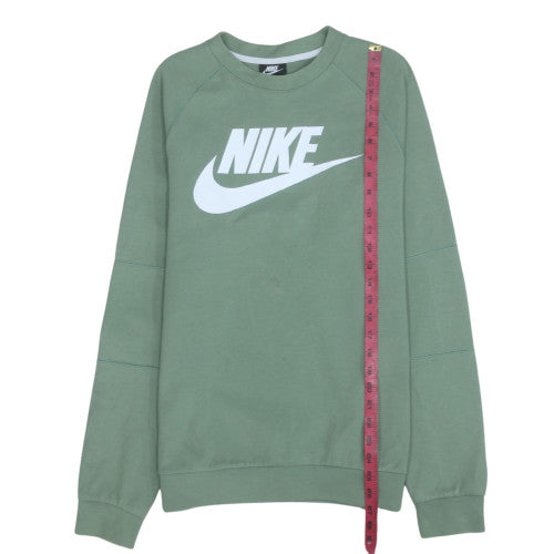 Nike Men's Green Crew Neck Pullover Sweatshirt M