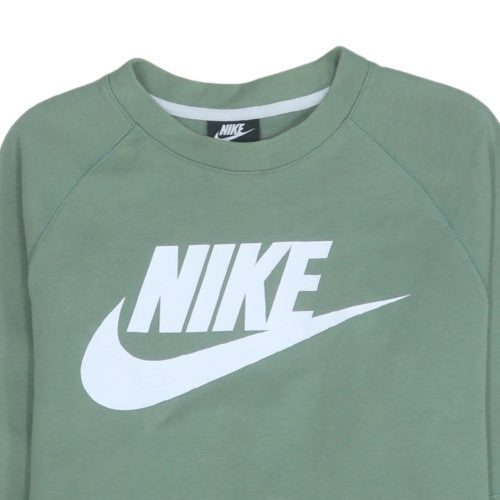 Nike Men's Green Crew Neck Pullover Sweatshirt M