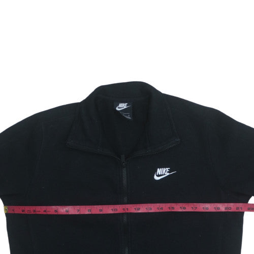 Nike Men's Black Full Zip Sweatshirt Fleece Medium Regular Fit
