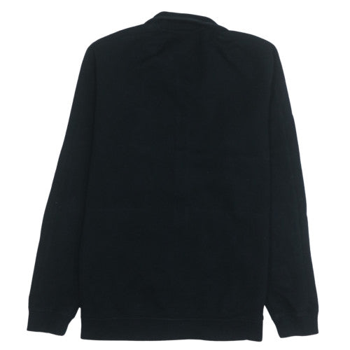 Nike Men's Black Full Zip Sweatshirt Fleece Medium Regular Fit