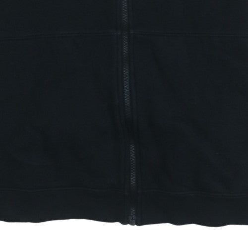 Nike Men's Black Full Zip Sweatshirt Fleece Medium Regular Fit