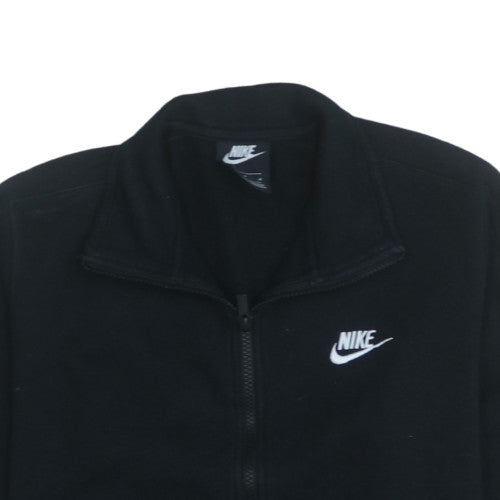 Nike Men's Black Full Zip Sweatshirt Fleece Medium Regular Fit