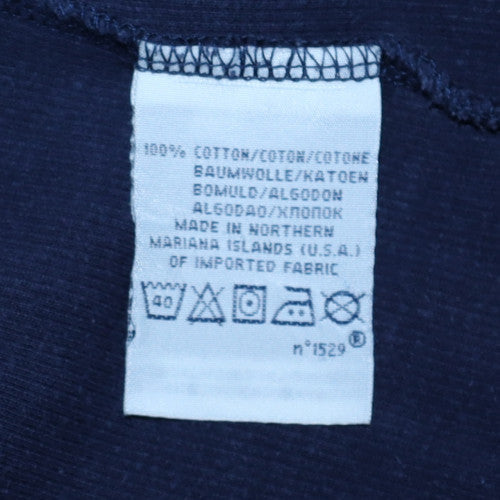 Ralph Lauren Men's Blue 1/4 Zip Cotton Mock Neck Sweatshirt Size S