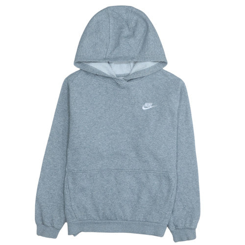 Nike Teens Grey Pullover Hoodie XL Regular Fit Sports Fleece