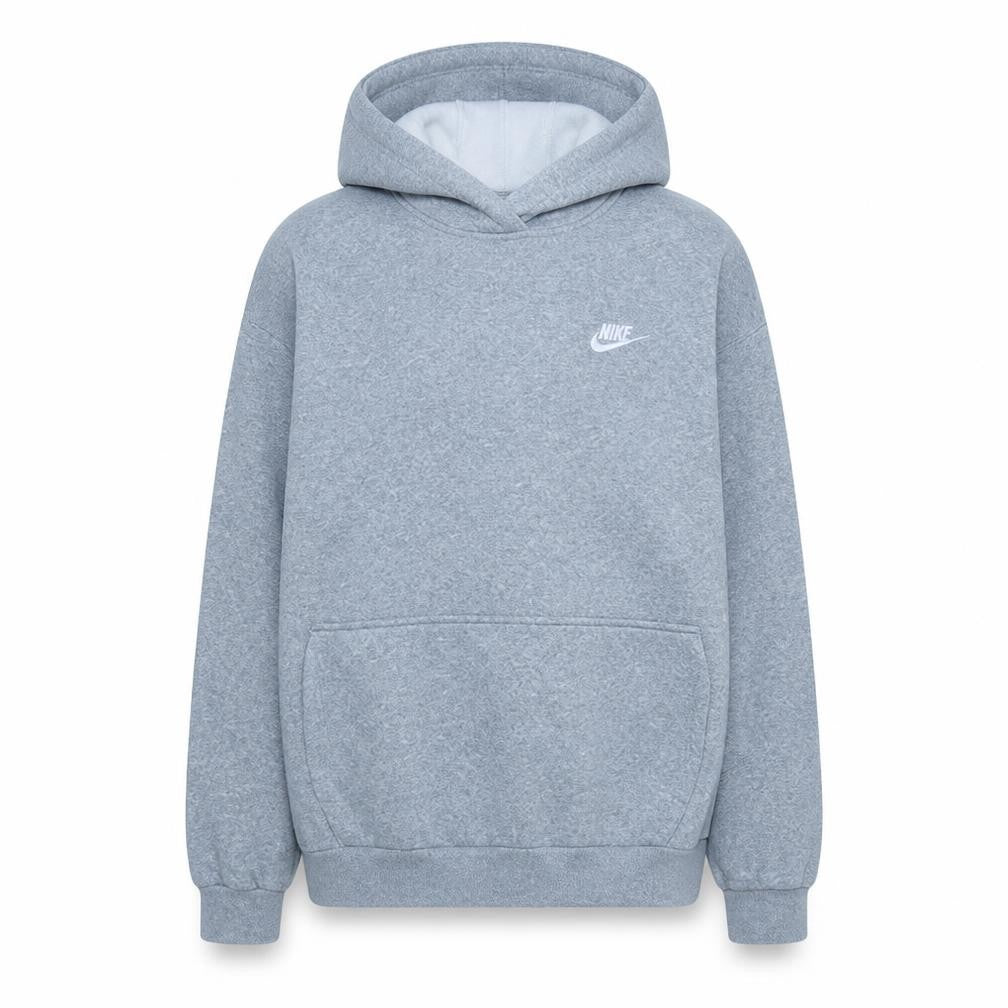 Nike Teens Grey Pullover Hoodie XL Regular Fit Sports Fleece