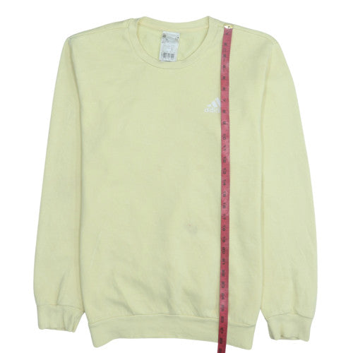 Adidas Women’s Yellow Sweatshirt L Pullover Crew Neck Casual