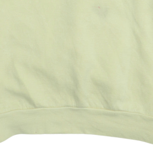 Adidas Women’s Yellow Sweatshirt L Pullover Crew Neck Casual