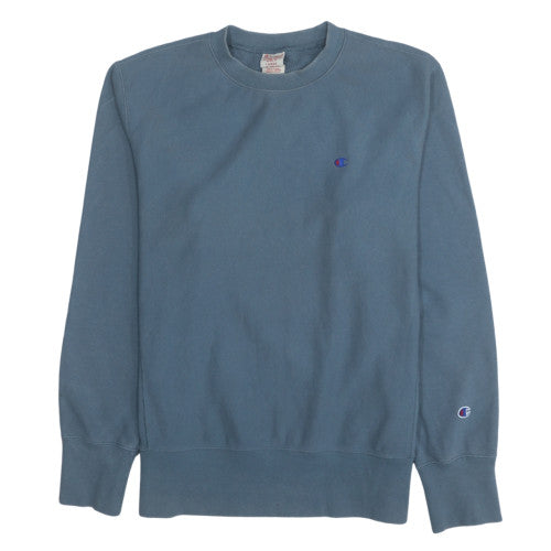 Champion Men's Blue Large Crew Neck Pullover Sweatshirt