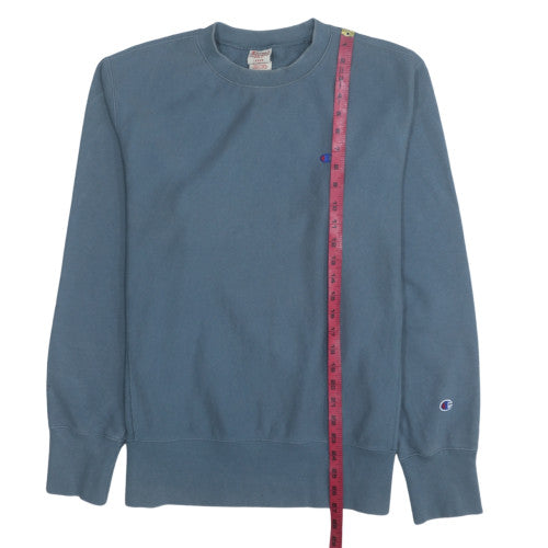 Champion Men's Blue Large Crew Neck Pullover Sweatshirt