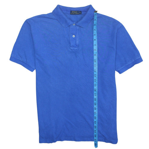 Ralph Lauren Men's Blue Cotton Polo Shirt Size L