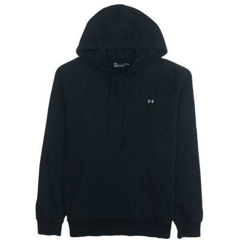 Under Armour Men's Black Pullover Hoodie L Relaxed Fit Fleece