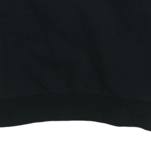 Adidas Boys Black Sportswear Sweatshirt Size 14-15 Years Crew Neck Pullover