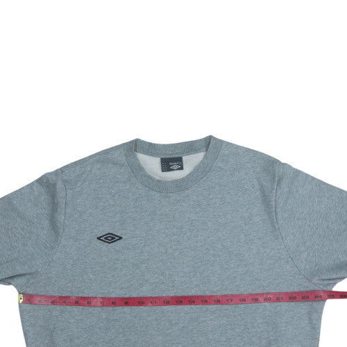 Umbro Men's Grey XL Crew Neck Pullover Sweatshirt