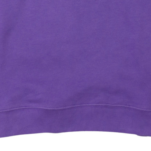 Champion Women’s Purple Crew Neck Pullover Sweatshirt L Cotton Blend