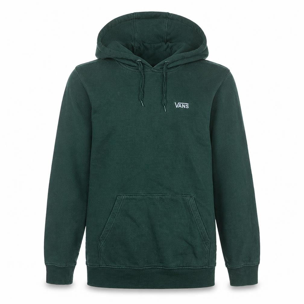 Vans Men's Green Pullover Hoodie Small Fleece Cotton Skate Style