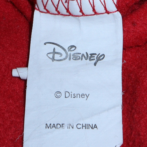 Disney Women Red Mickey Mouse Pullover Sweatshirt Size 14 Classic Fit