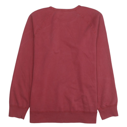 Gap Men's Red Cotton Blend Crew Neck Pullover Sweatshirt M