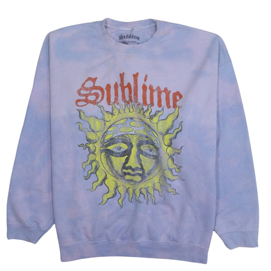 Sublime Women's Blue Graphic Pullover Sweatshirt S/M