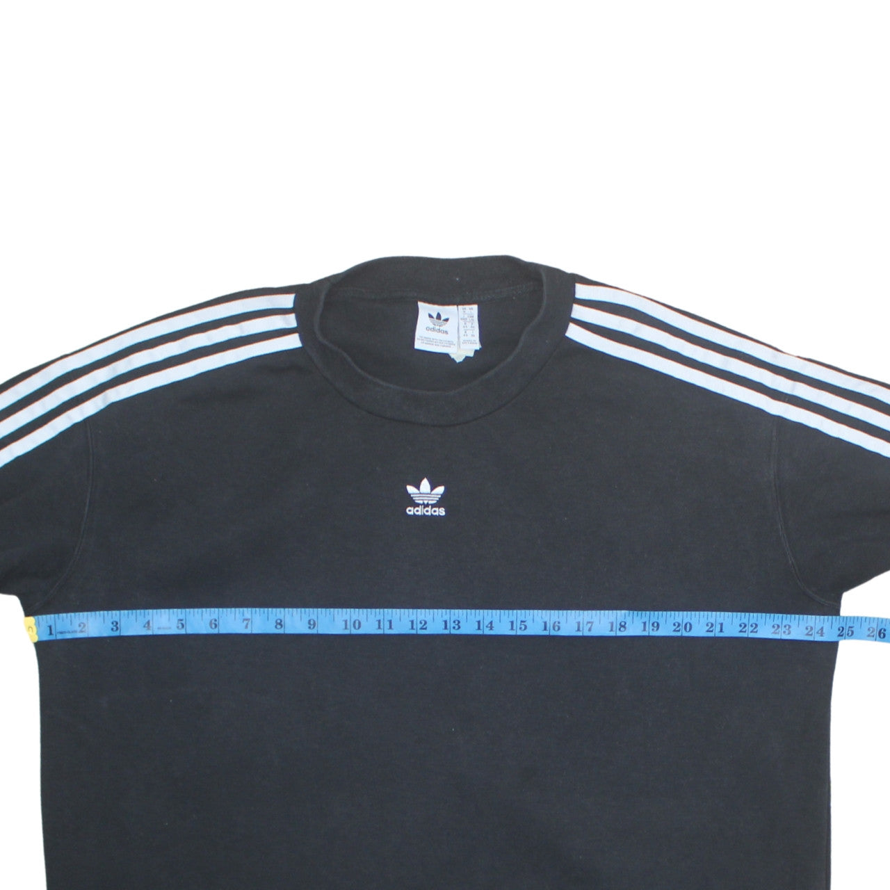 Adidas Womens Black Crew Neck Long Sleeve Sweatshirt Size 18