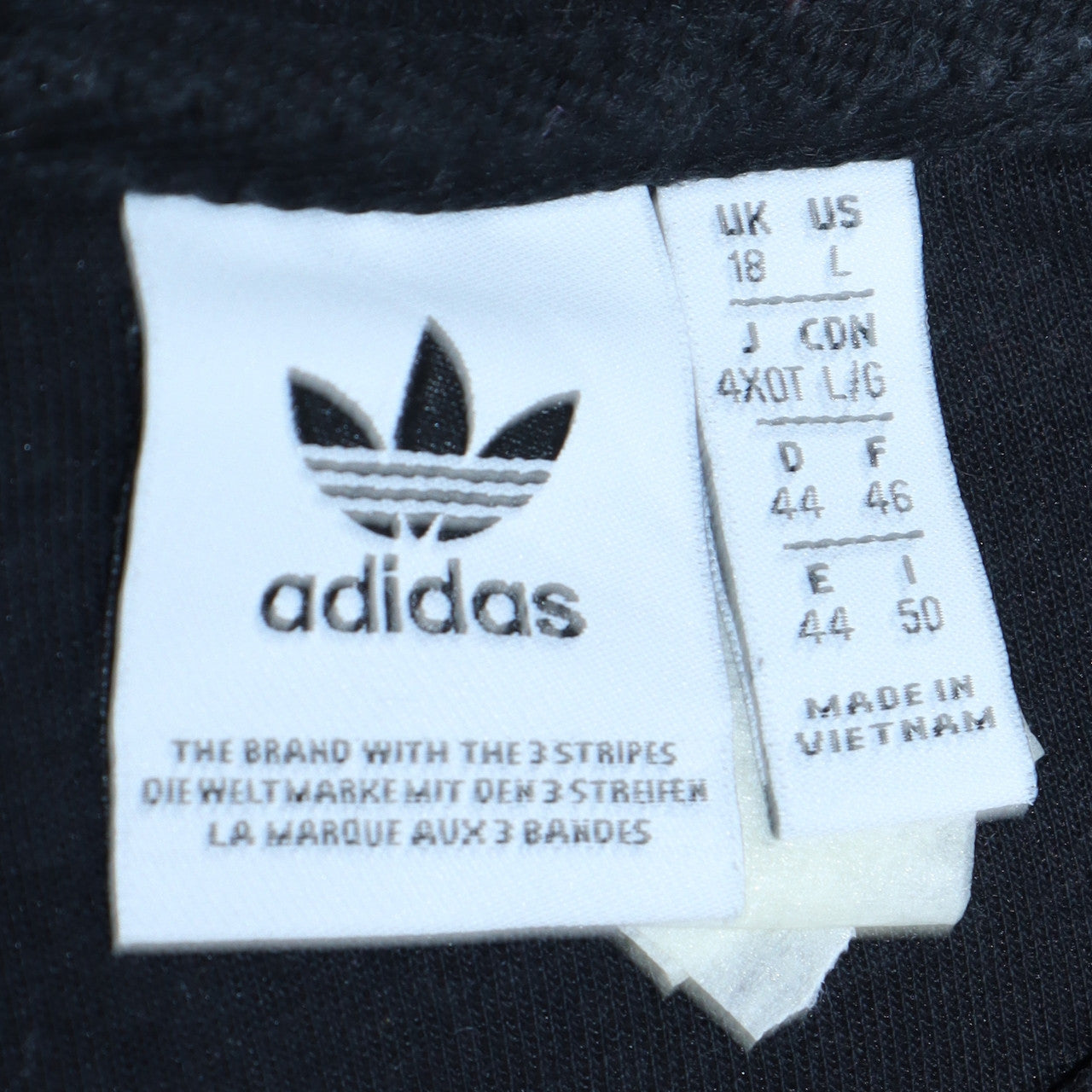 Adidas Womens Black Crew Neck Long Sleeve Sweatshirt Size 18