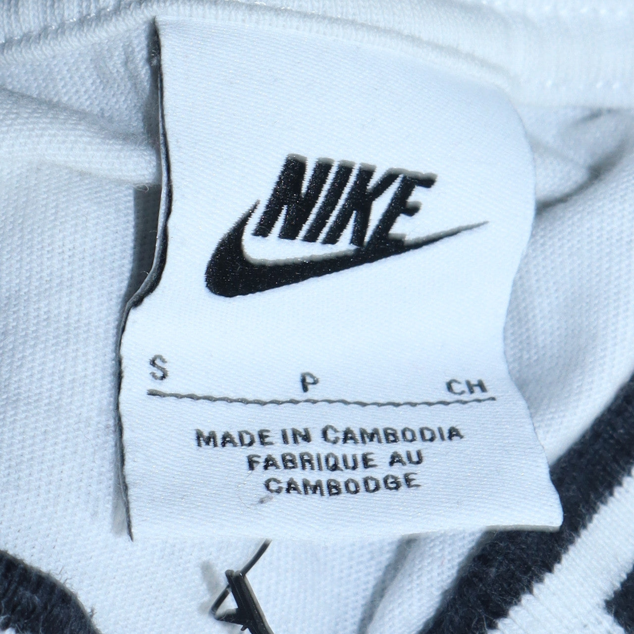 Nike Men’s White Cotton Crew Neck Short Sleeve Sports T-Shirt Size S