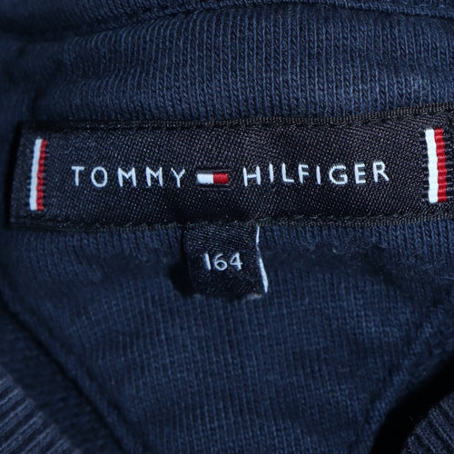 Tommy Hilfiger Teens Blue Cotton Embroidered Sweatshirt Size 164