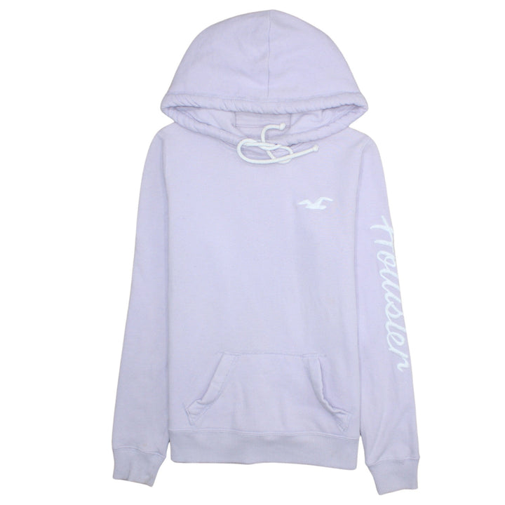 Hollister Women Purple Pullover Hoodie XS Cotton Blend Casual