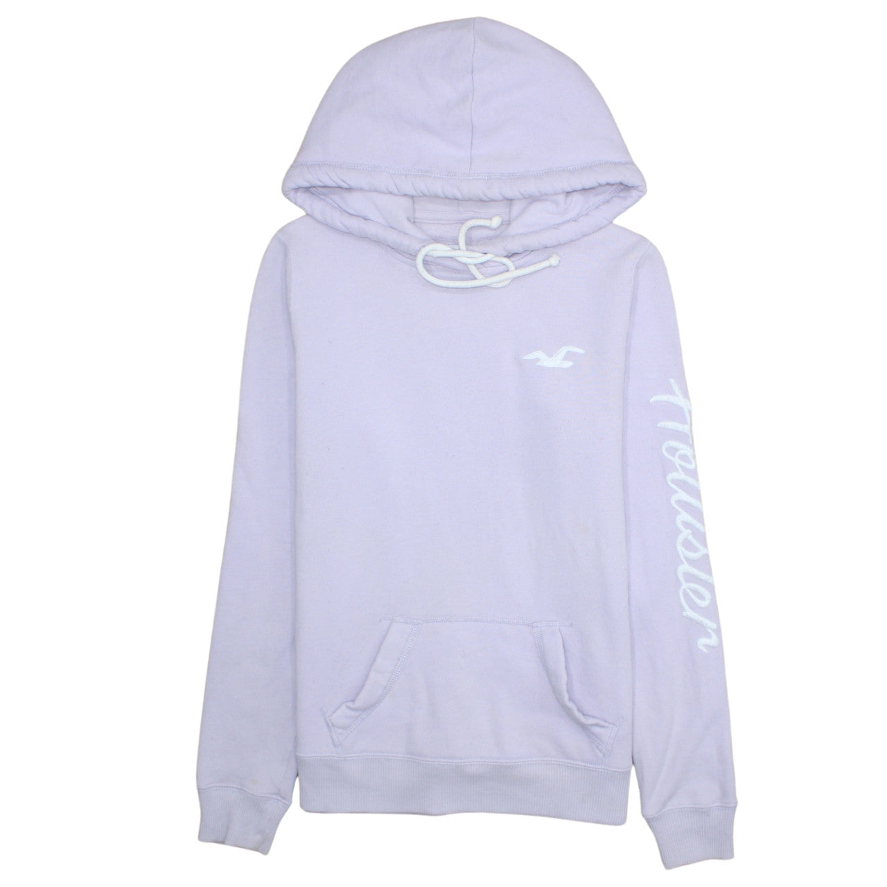 Hollister Women Purple Pullover Hoodie XS Cotton Blend Casual