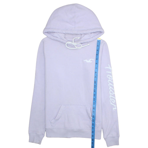 Hollister Women Purple Pullover Hoodie XS Cotton Blend Casual
