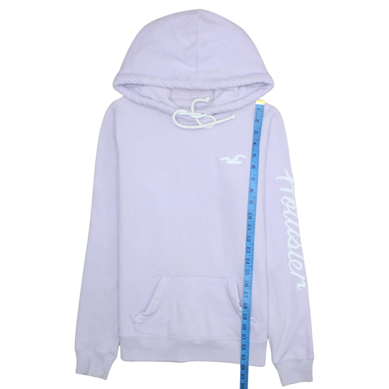 Hollister Women Purple Pullover Hoodie XS Cotton Blend Casual