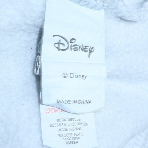 Disney Women Grey Minnie Mouse Print Pullover Sweatshirt UK 12/14