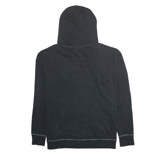 Hollister Men’s Black Pullover Hoodie L Hooded Sweatshirt Los Angeles Logo