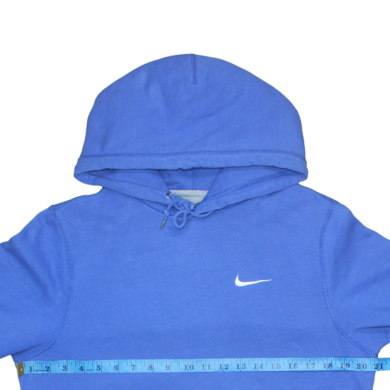 Nike Men's Blue Pullover Hoodie Small Regular Fit Fleece Sweatshirt